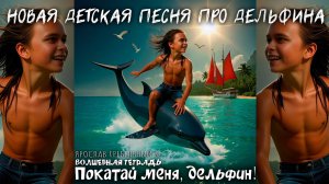 Волшебная тетрадь. ПОКАТАЙ МЕНЯ, ДЕЛЬФИН! Ярослав Гребельный.  Новая песня про дельфинов и море.