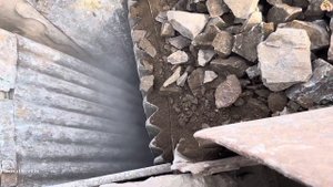 Строительство. дробление щебёнки