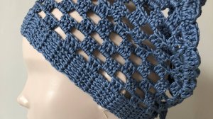 Мастер класс "Летняя косынка патентными столбиками" Часть 1