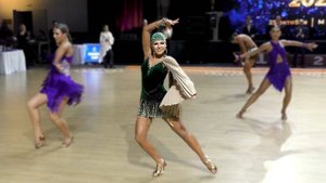 Взрослые Соло Леди (19+) - Latin (D) 1/4: ча-ча-ча, самба, румба, джайв. Kinezis Cup 2025