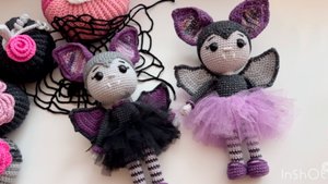 Вязовлог|Осенний бум амигуруми|летучая мышь