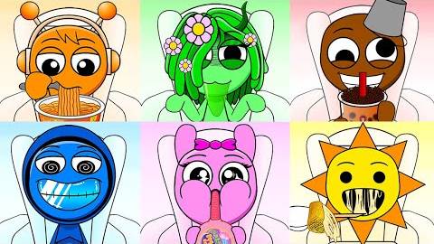 Incredibox Sprunki Emoji Food Mukbang _ MOMOSTUDIO смотреть онлайн