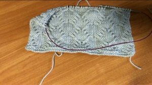 Узор спицами для ваших тёплых изделий