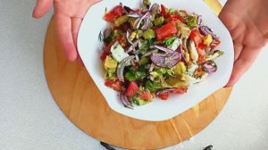 Салат овощной с авокадо Красиво Вкусно Просто