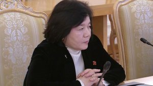 Владимир Путин принял в Кремле министра иностранных дел КНДР Цой Сон Хи