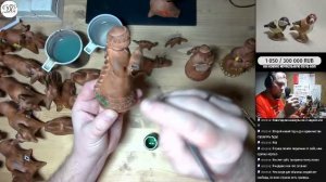 Творческий стрим. Роспись. Народная игрушка Волгоградской области