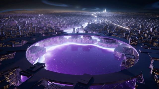 Relaxing Sci-Fi Music for Sleep & Study ~ Cosmic Space Ambient Sounds from Future City 🌌