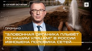 Пронько: "Зловонная органика плывёт по нашим улицам!" В России изношена половина сетей ЖКХ
