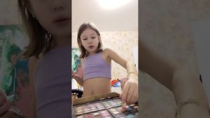 Делаю страшный мейк на хеллоуин)