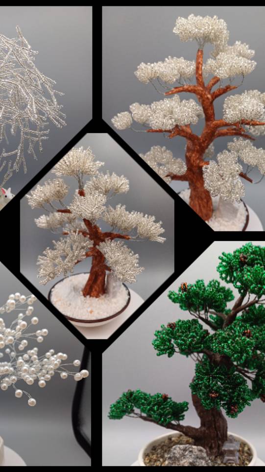 Настольные деревья. Мини садик. https://t.me/minigardenZ