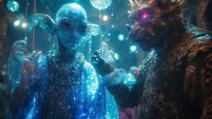 Встреча под звездным светом (индийские нейросети)