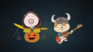 Halloween Stomp, Halloween Song for Kids, The Singing Walrus