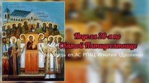 Память Отцов 7-го Вселенского Собора. Неделя 20-я по Святой Пятидесятнице 2025. Проповедь еп Игнатия