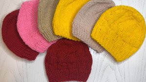 Шапочка "Торопыжка" Спицами | Для Новорожденных и Недоношенных Малышей | Подробный Мастер-Класс
