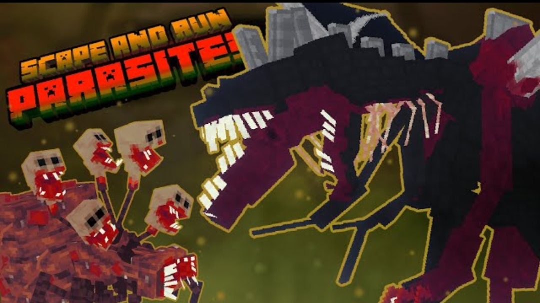 scape and run parasites, паразиты в майнкрафт мод #4