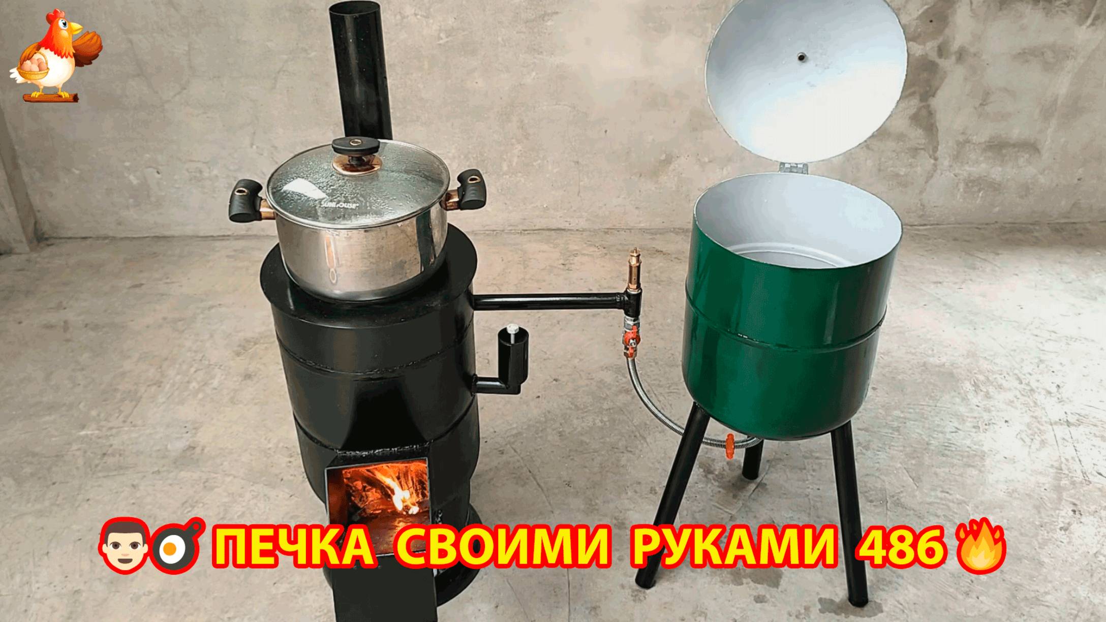 Как сделать компактную печь из металлического ведра: пошаговое руководство