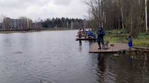 Поимка на поплавок.