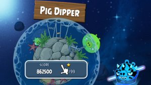Angry Birds Space. PIG DIPPER (уровень 4) 3 stars. Прохождение от SAFa