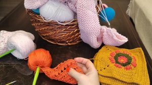 Мои процессы на конец октября 2025 года. #вязание