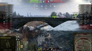 Объект 703 вариант2. Бой на Воина. Наглядный пример везения