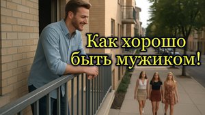 "Как хорошо быть мужиком!"