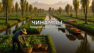 Сады Чинампы в Мексике: самое продуктивное сельское хозяйство в истории