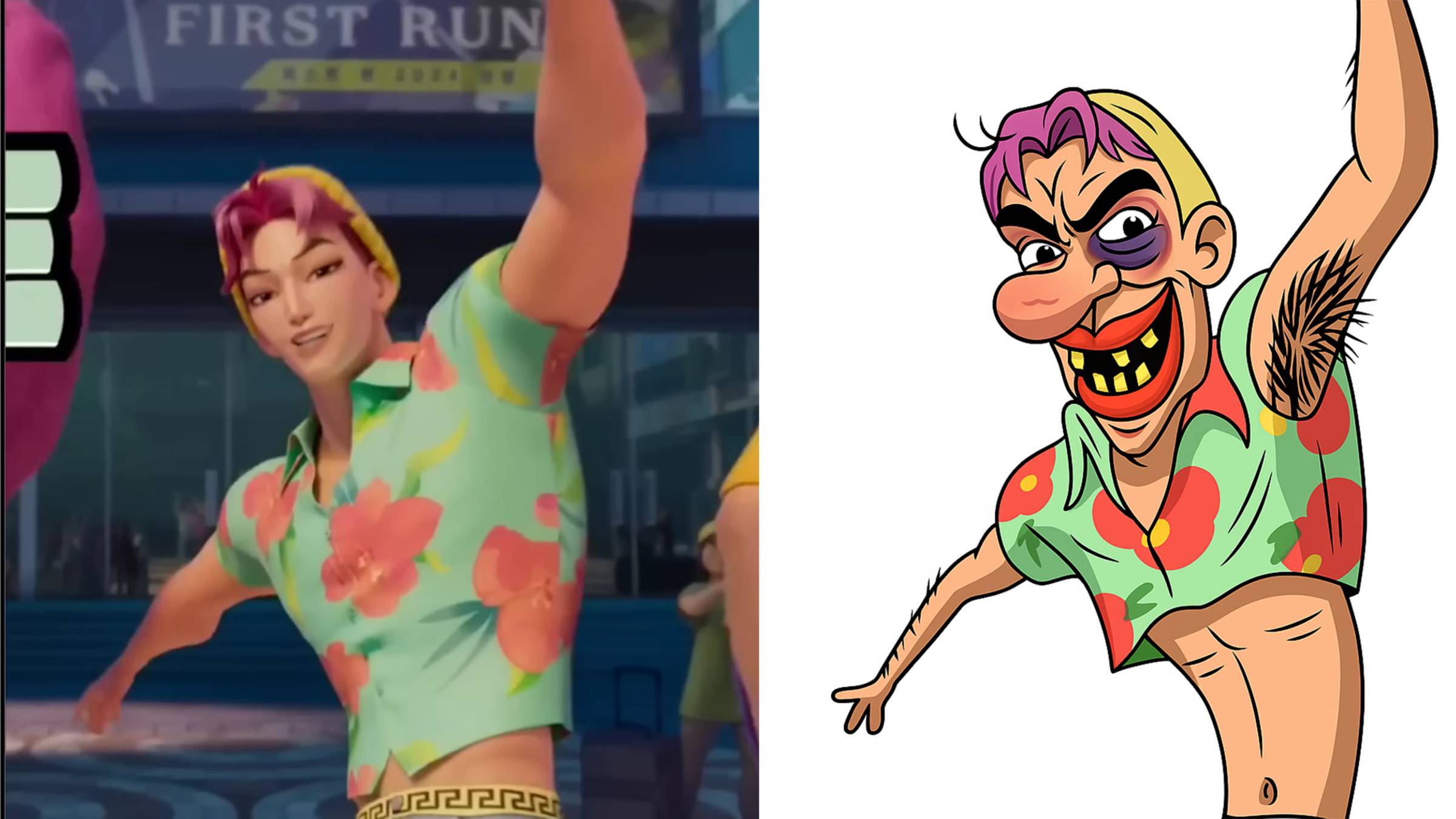 Охотницы на демонов. Тренд 2025 года . Soda Pop X Huntrix Golden - KPop Demon Hunters Mem Parody