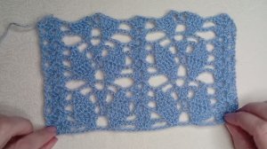 Как связать палантин крючком. Узор для палантина