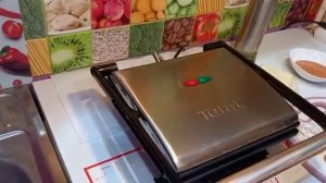 Готовлю горячие бутерброды на электрогриле тефаль