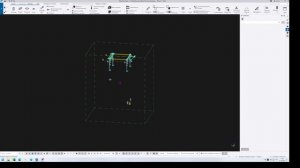 Текла,Tekla Structures. 20.  Копирование 3D модели кронштейна с подкосом на ось. Этажерка