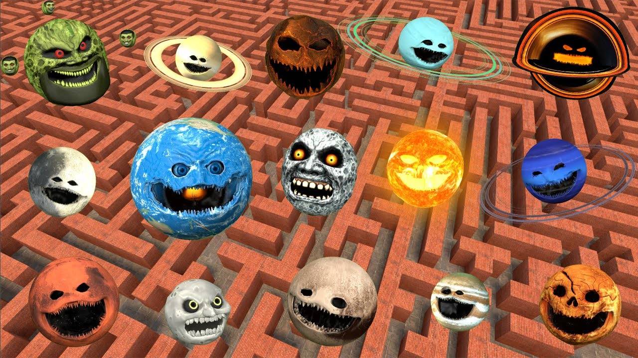 Космическая Семейка Ужасов В Большом Лабиринте - Garry's Mod смотреть онлайн