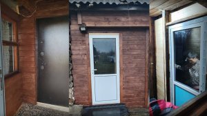 🚪Установили пластиковую дверью.Покрасила тамбур🖌️.У нас подкидыш🐈⬛.Деревенские будни