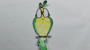 Рисуем птичку. Урок#8