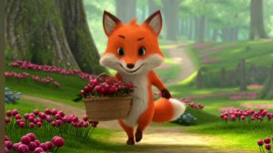 Мультфильм для детей. Лисичка подружка