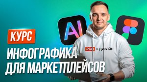 Инфографика для маркетплейсов. Освойте Дизайн в Нейросетях и Фигма. Полный курс с нуля до ПРО