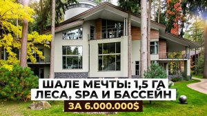 Шале мечты: 1,5 га леса, SPA и бассейн за 6 000 000 $