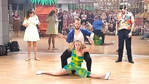 Сондре, Таня, Гжегож и Агнешка - Гавайская вечеринка It's All Swing 2019. #Танцы