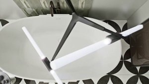 ванна из искусственного камня современная в стиле ар-деко Magda MTI Bath