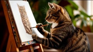 Классные котики созданные нейросетью