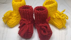 Пинетки "Нежность" Спицами Для Новорожденных и Недоношенных Малышей | Пошаговый МК Для Начинающих