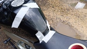 Yamaha FZ6-S. Защита от яичек.