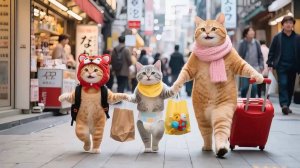 Как котики в город съездили