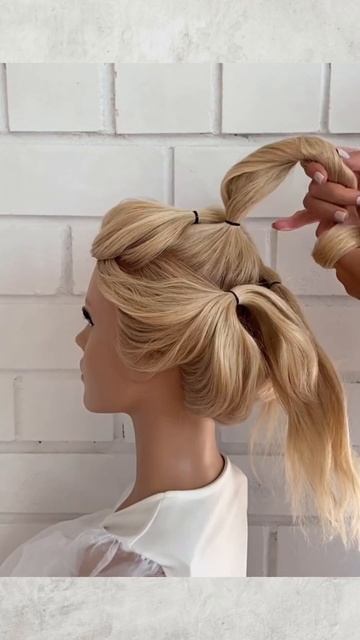 Красивый высокий пучок смотреть онлайн