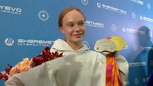 В аэропорту Шереметьево встретили гимнастов - триумфаторов чемпионата мира
