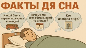 Успокаивающие факты: контент, который поможет заснуть быстро