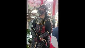 самурай на выставке индустрии красоты InterCharm 2025