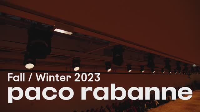 Показ женской коллекции Paco Rabanne осень-зима 2023-2024
