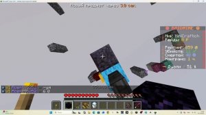 2 Место в режиме СТОЛБЫ в майнкрафт на сервере Раидмайн