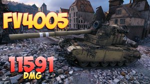 FV4005 - 4 Фрагов 11.5K Урона • Оглушительный! • Мир Танков