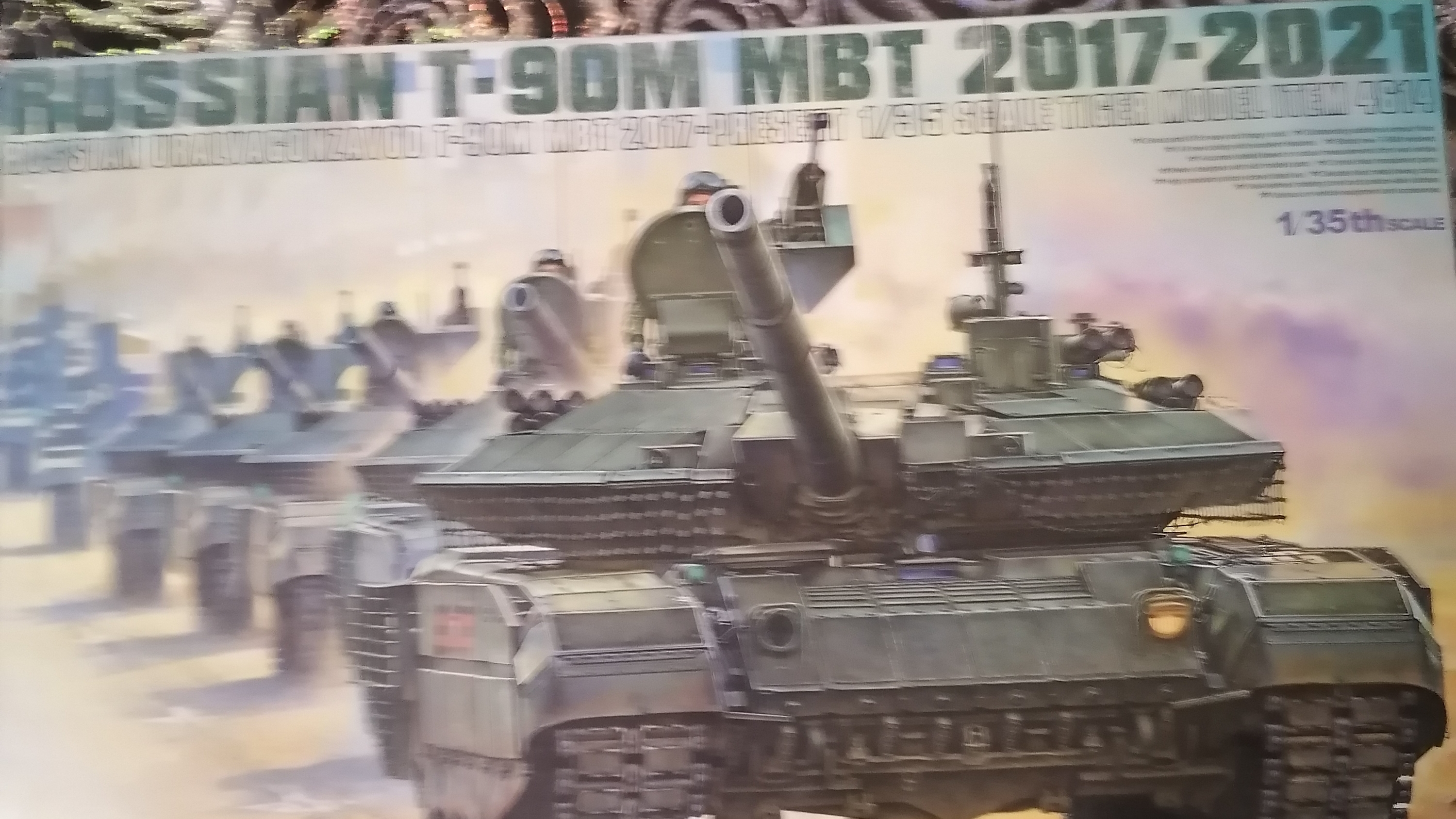 Танк Т-90м, обзор перед сборкой. смотреть онлайн